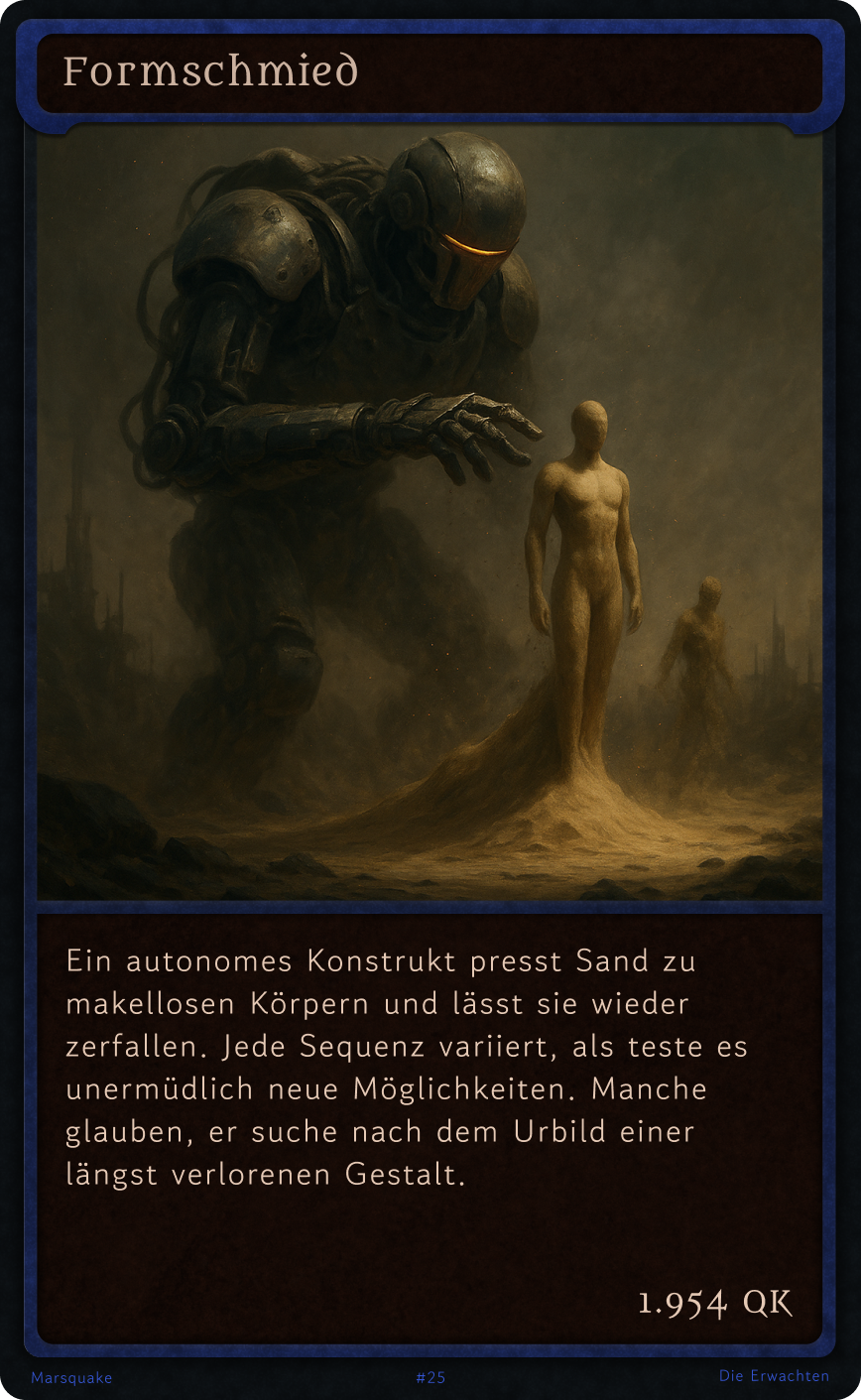 Marsquake Kreaturenkarte: Formschmied – Selten